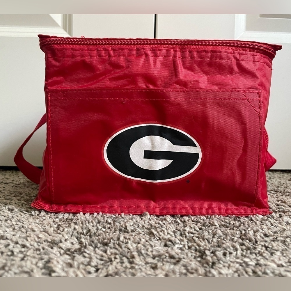 EUC - Vintage Georgia Bulldogs Small Cooler/Lunchbox